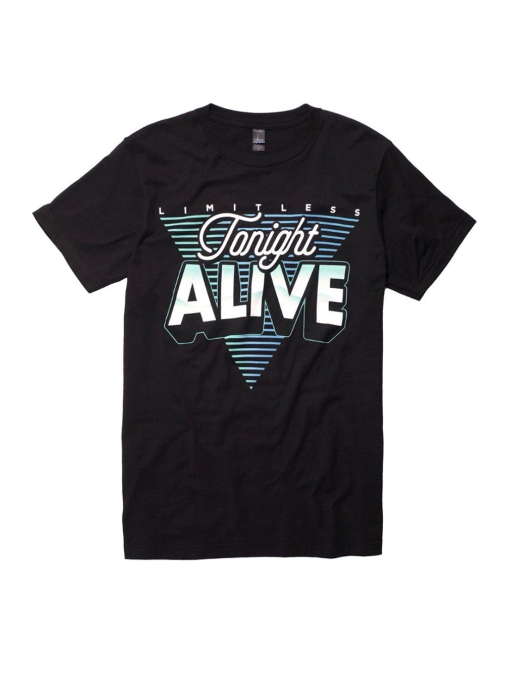 NWOT Tonight Alive Limitless Logo Band Music Black T-Shirt Mens Size XS